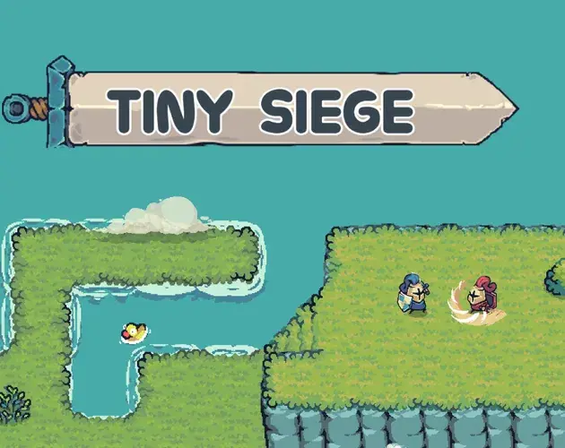 Tiny Siege — screenshot of the AI-made game