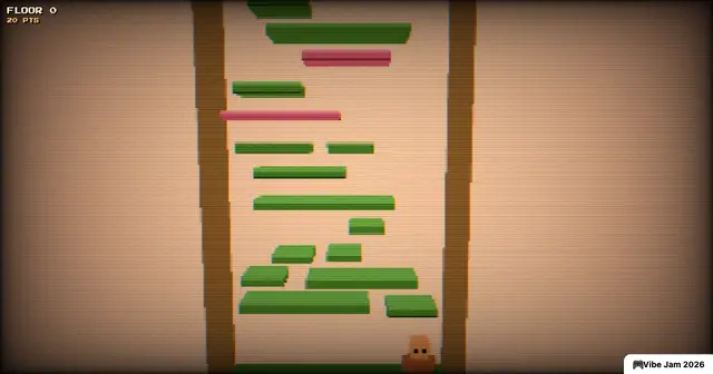 Tower Tumble — captura de tela do jogo feito com IA