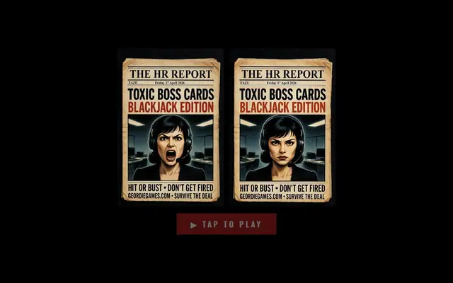 Toxic Boss Cards: Blackjack Edition – Screenshot des KI-Spiels