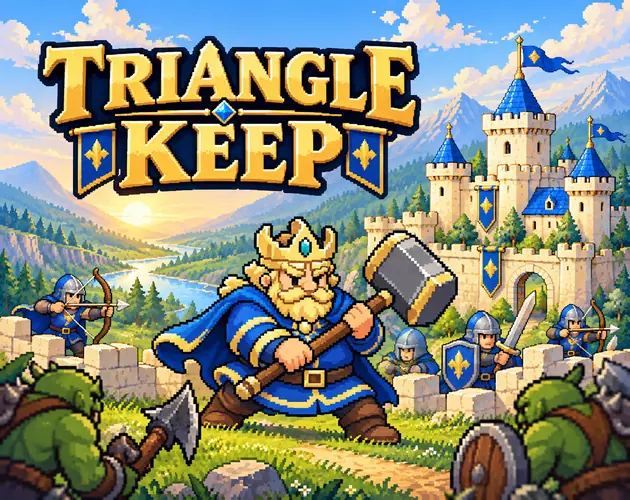 Triangle Keep – Screenshot des KI-Spiels