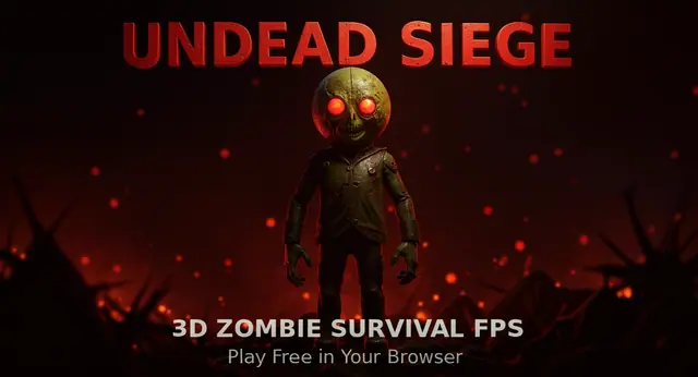Undead Siege 3D — captura del juego hecho con IA