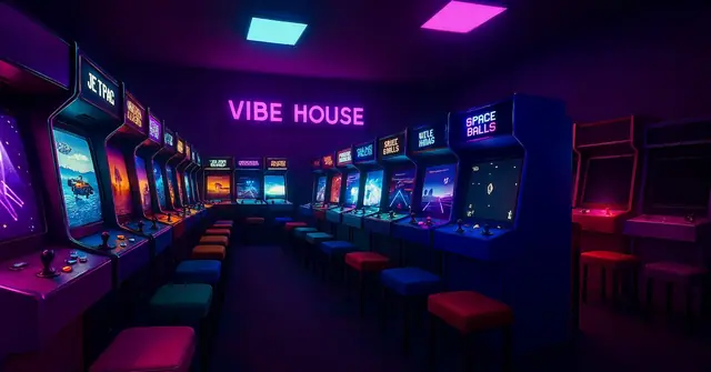 Vibe World — screenshot of the AI-made game