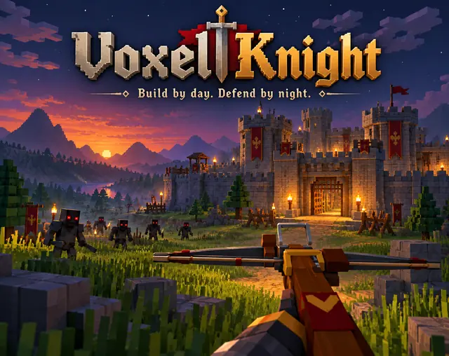 Voxel Knight — capture d'écran du jeu fait avec l'IA