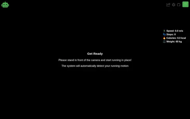 Webcam Runner – AI製ゲームのスクリーンショット