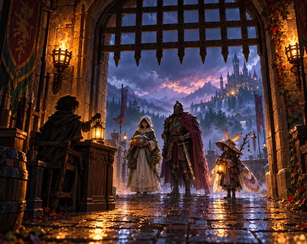 Who Enters? — capture d'écran du jeu fait avec l'IA