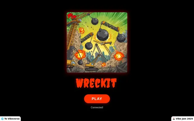 Wreck It MMO – Screenshot des KI-Spiels