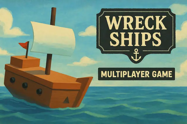 Wreck Ships — captura del juego hecho con IA