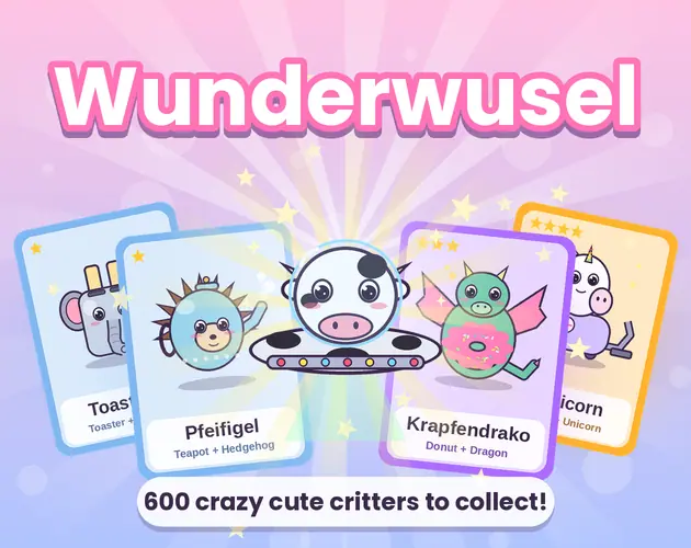 Wunderwusel — screenshot of the AI-made game